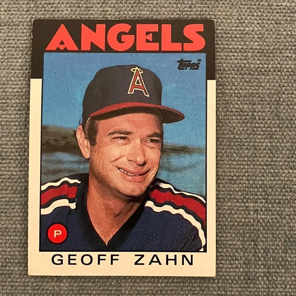 1986 Topps Anaheim Angels Baseball Card Trading Card